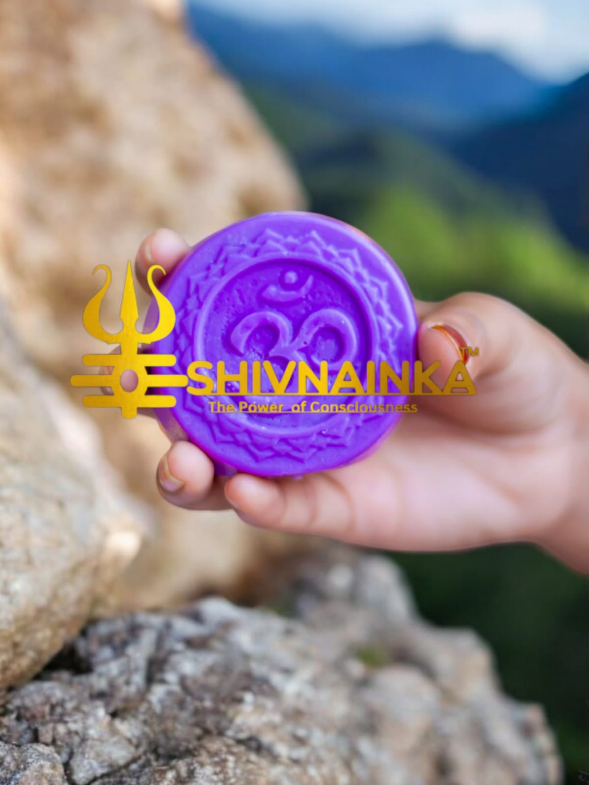 Petition & herbs infused Crown chakra candle