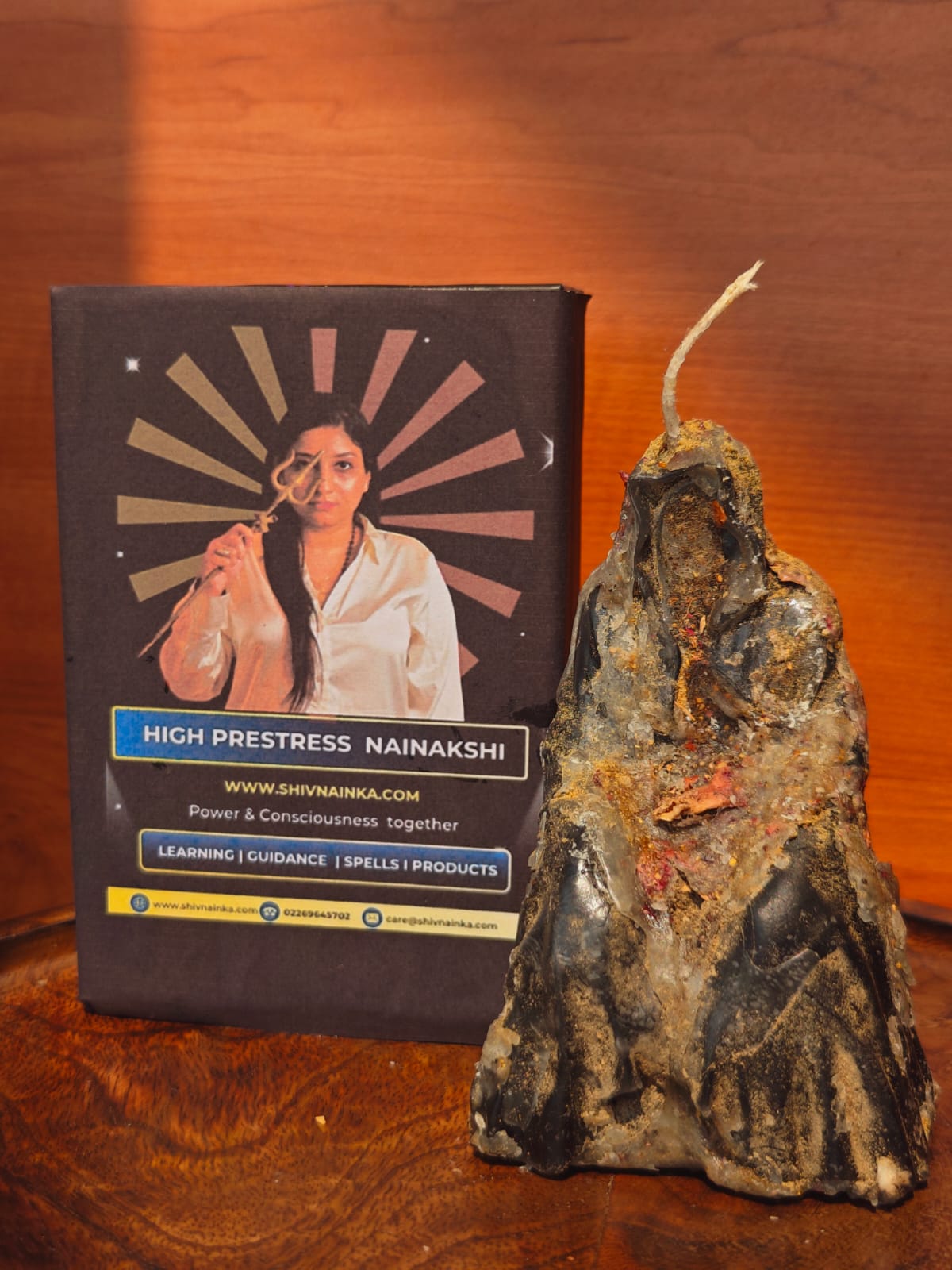 Lord of psychic energy ritual candle I handmade I Natural wax I Fast results