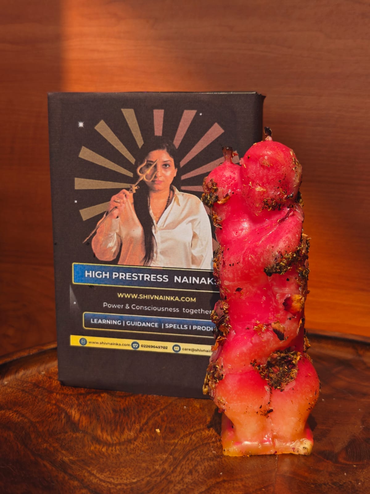 Couple ritual candle I handmade I Natural wax I Fast results