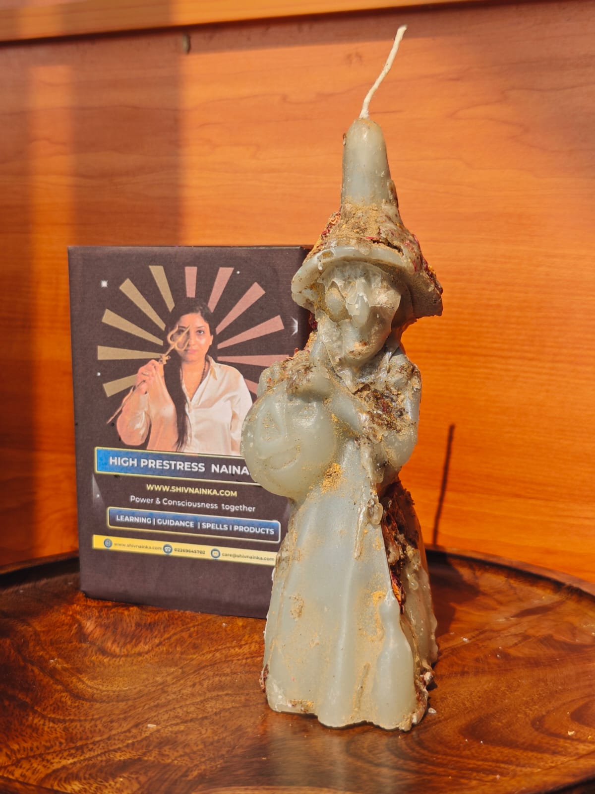 Witch ritual candle I handmade I Natural wax I Fast results