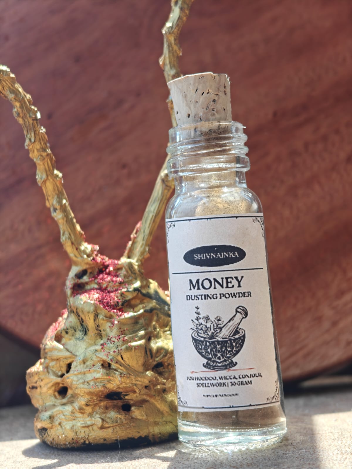 *Money Dusting Powder | For Hoodoo, Wicca, Conjour, Spellwork | 30 grams*