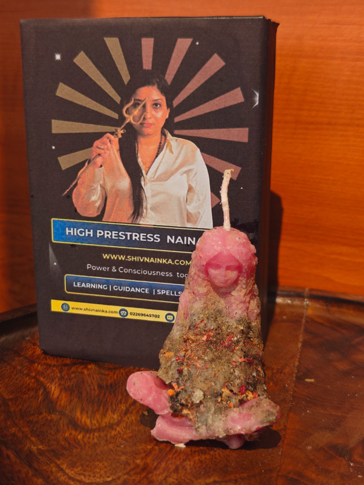 Mother Gaia ritual candle I handmade I Natural wax I Fast results