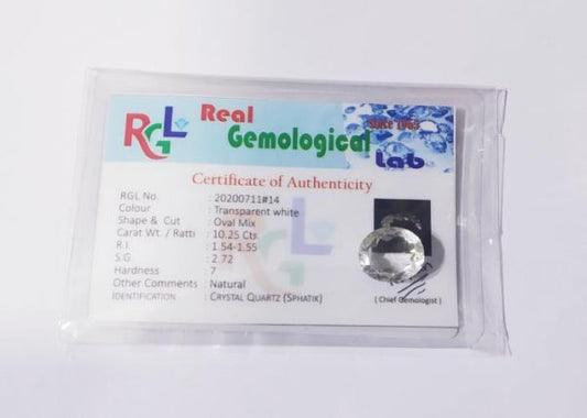 RGL AND OTHER LAB CERTIFICATE