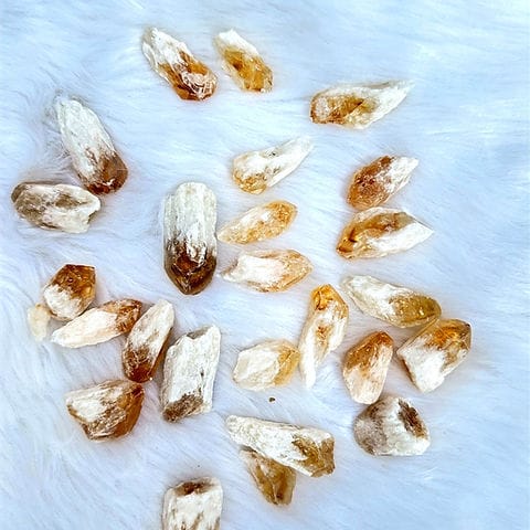 Natural Raw Citrine Dimond Chunks