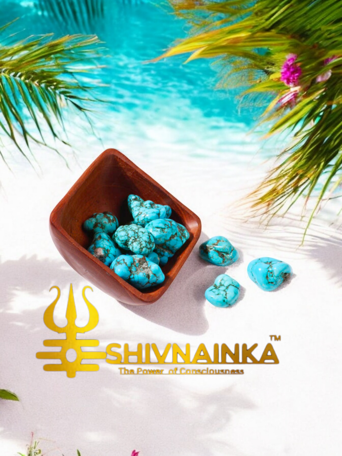 Irani Natural Turquoise (Firoza) Stone Single Piece