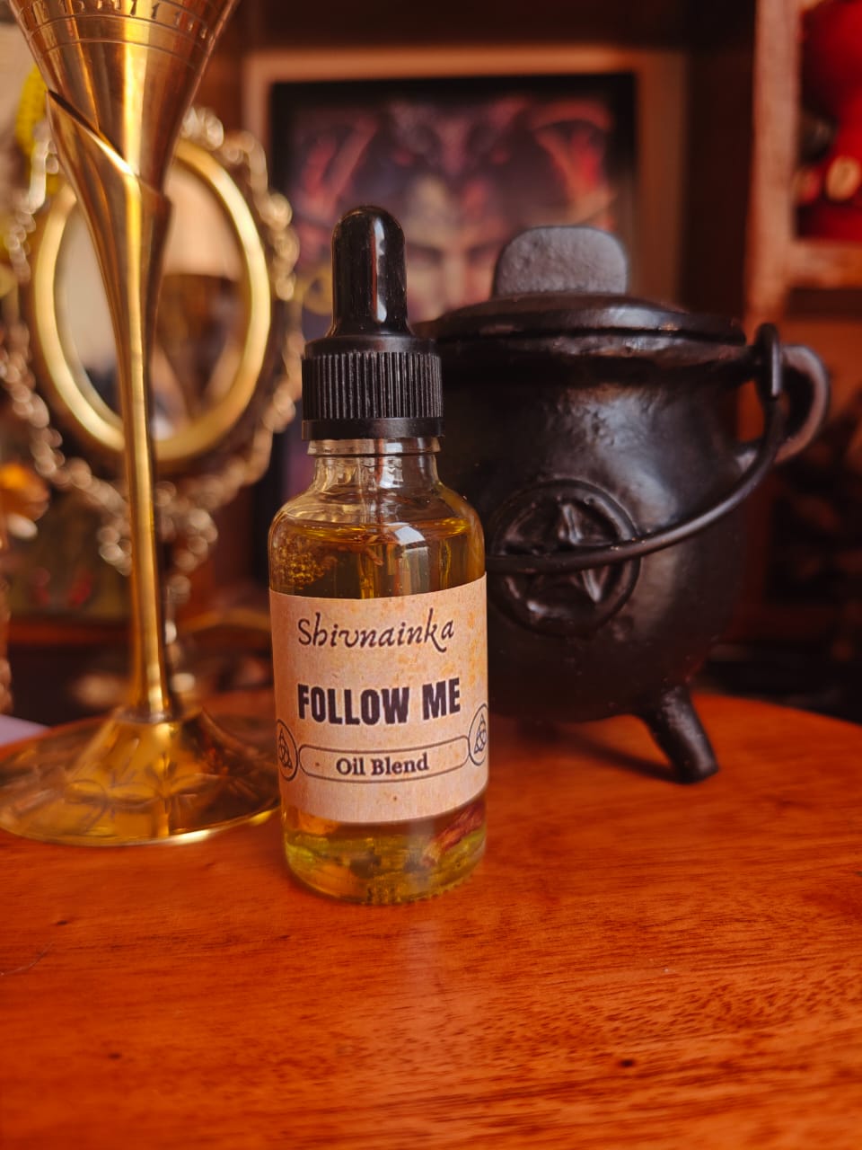 Follow Me Ritual Oil | For Hoodoo, Wicca, Conjour, Spellwork | Healing | Meditation |