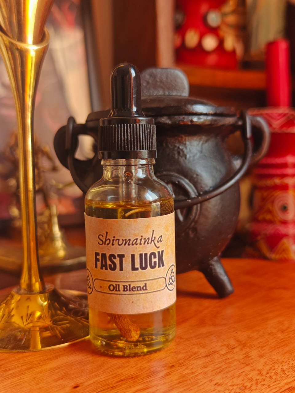 Fast Luck Ritual Oil | For Hoodoo, Wicca, Conjour, Spellwork | Healing | Meditation | 30 Ml