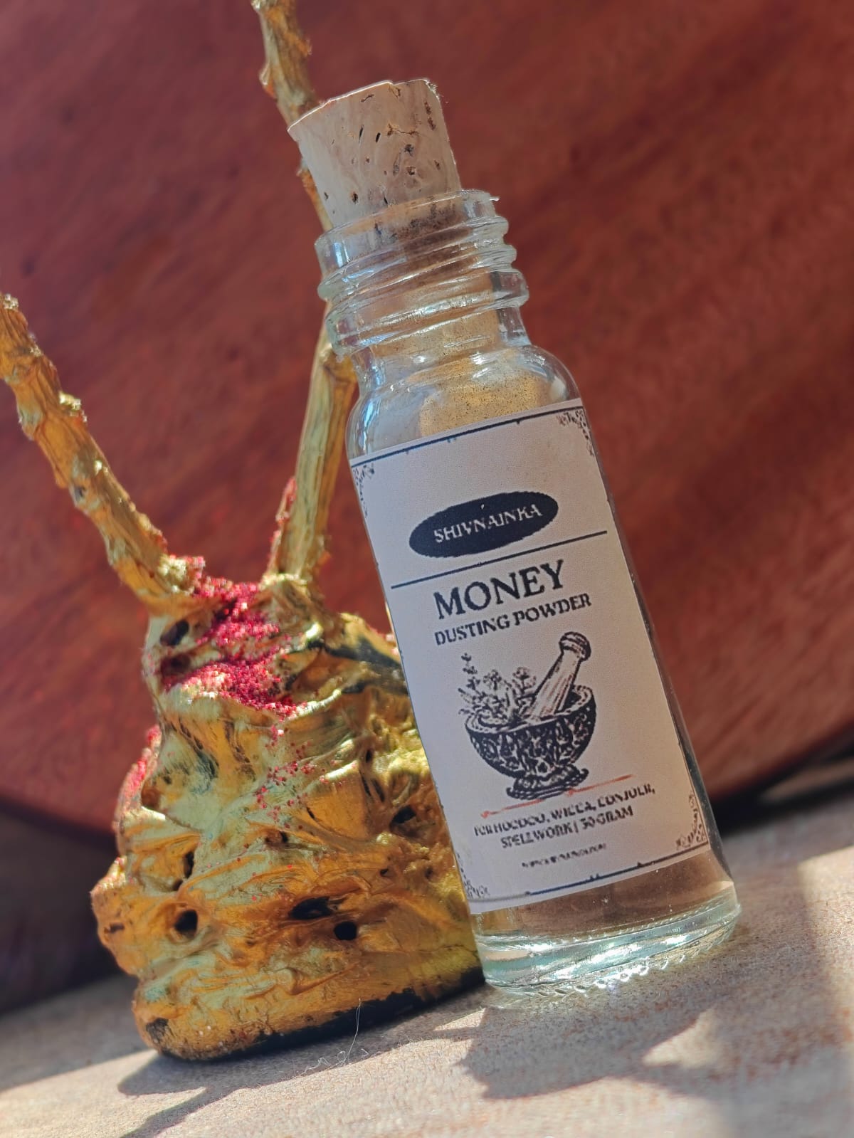 *Money Dusting Powder | For Hoodoo, Wicca, Conjour, Spellwork | 30 grams*