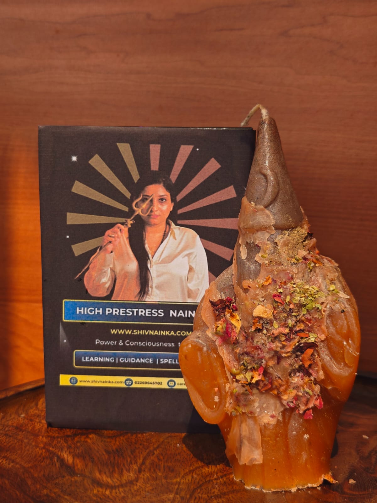 Master Merlin ritual candle I handmade I Natural wax I Fast results