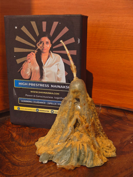 Norse Witch meditation candle ritual candle I handmade I Natural wax I Fast results