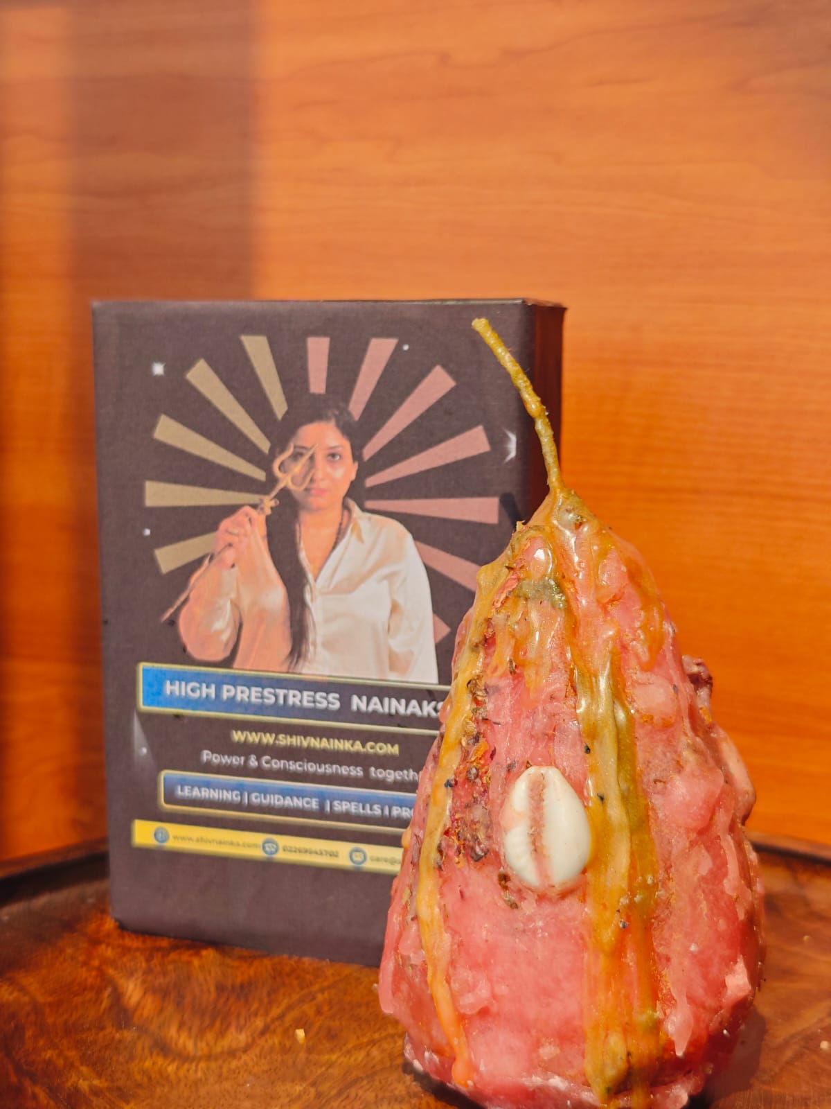 Santeria ritual candle I handmade I Natural wax I Fast results