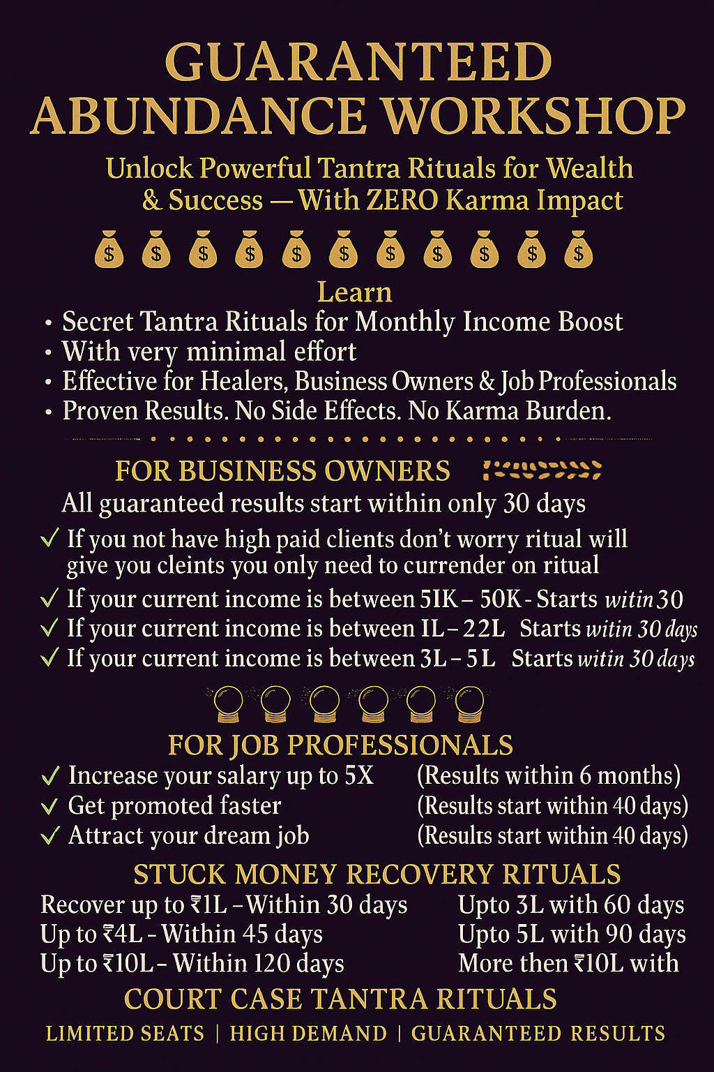 GUARANTEED ABUNDANCE WORKSHOP