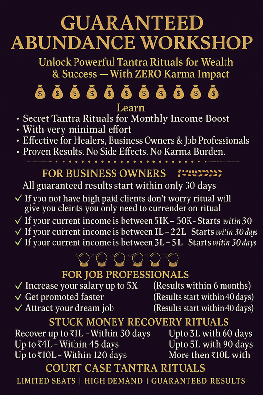 GUARANTEED ABUNDANCE WORKSHOP