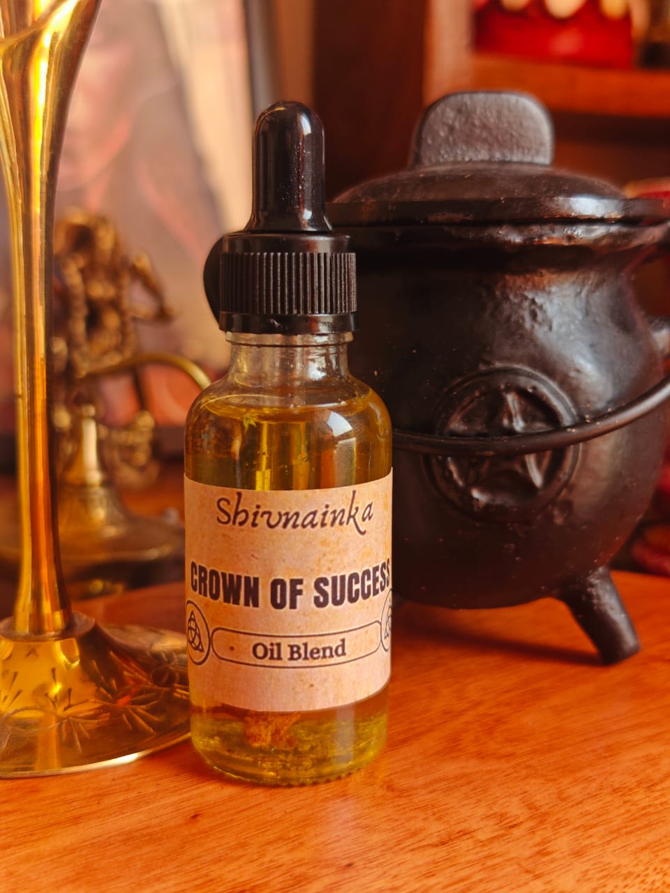 Crown Of Success Ritual Oil | For Hoodoo, Wicca, Conjour, Spellwork | Healing | Meditation | 30 Ml