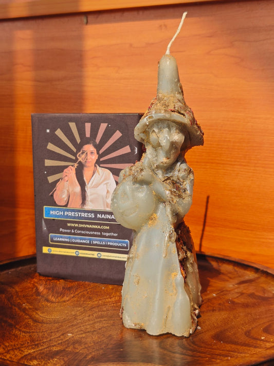 Witch ritual candle I handmade I Natural wax I Fast results