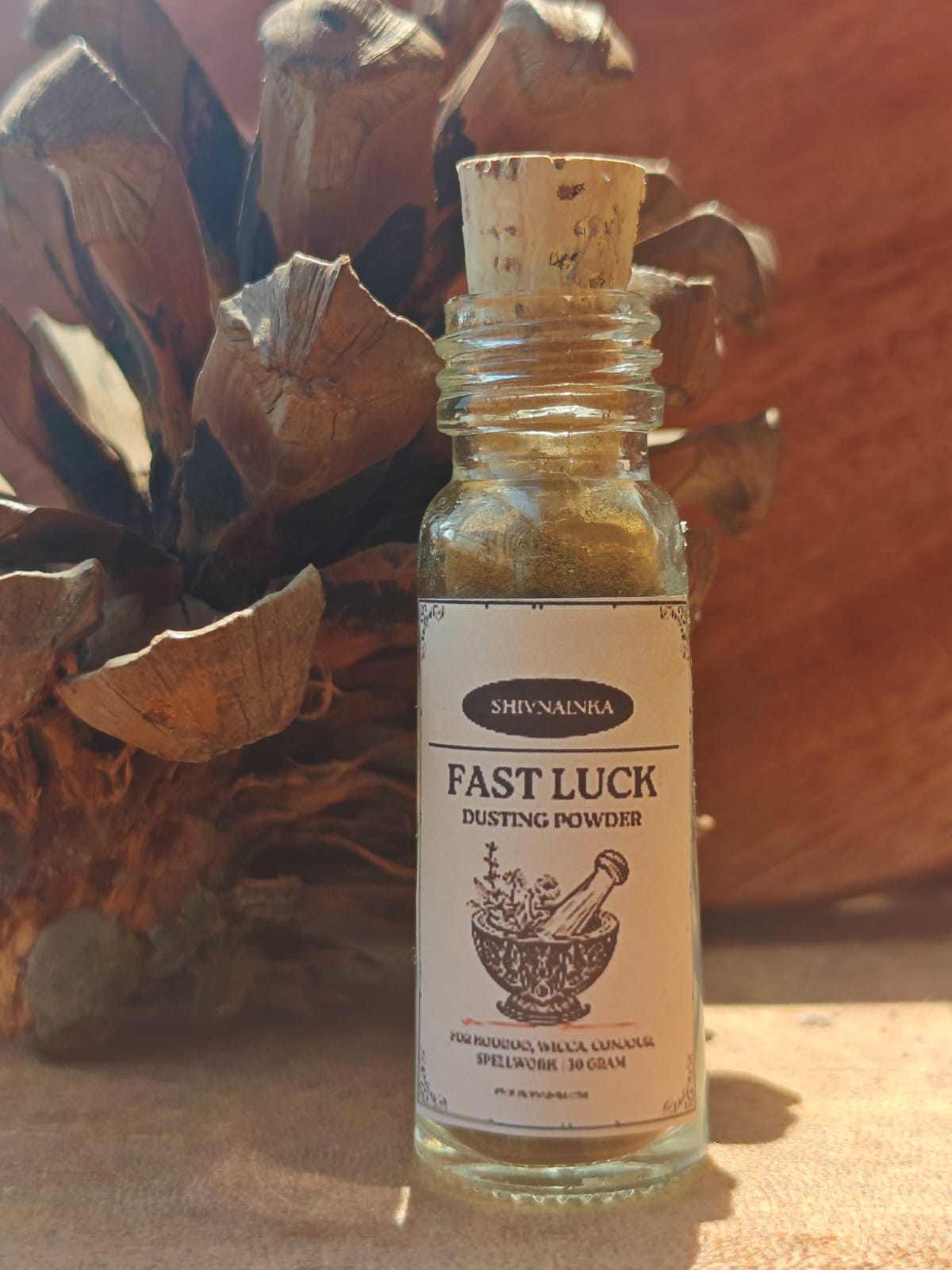 Fast Luck Dusting Powder | For Hoodoo, Wicca, Conjour, Spellwork | 30 grams