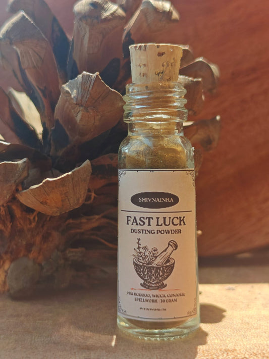 Fast Luck Dusting Powder | For Hoodoo, Wicca, Conjour, Spellwork | 30 grams