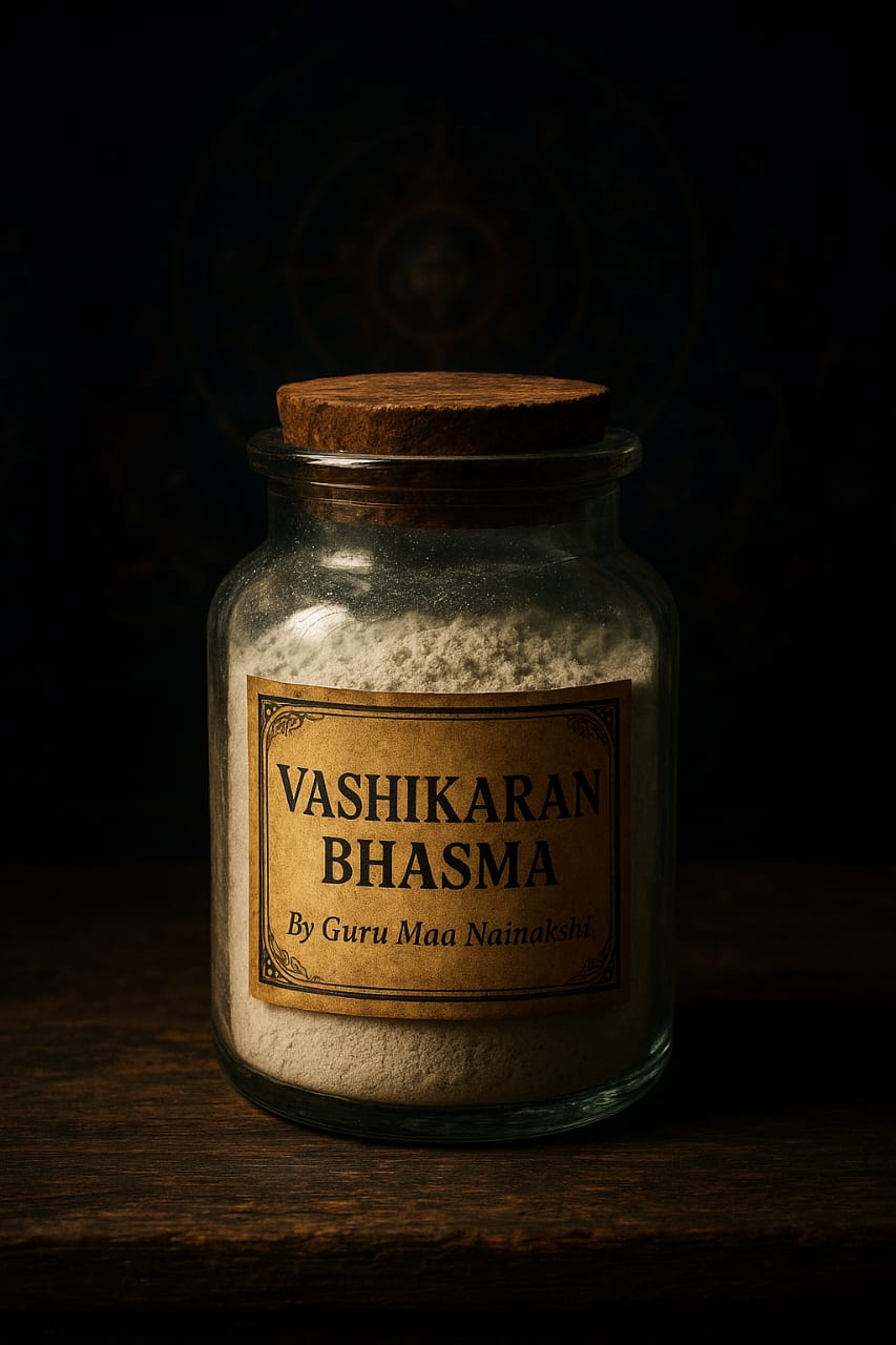 VASHIKARAN BHASM 🔥

Siddha Tantric Preparation • 250+ Rare Herbs • Divine Attraction Formula