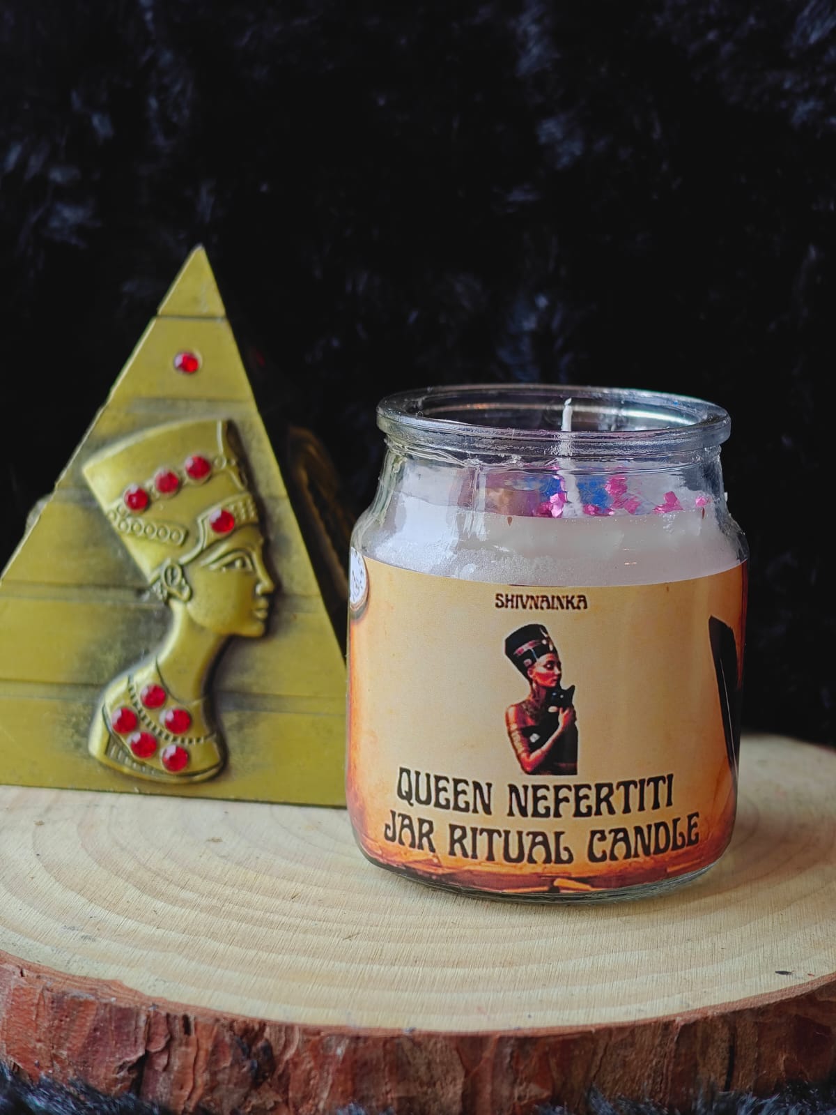 Queen Nefertiti spell candle