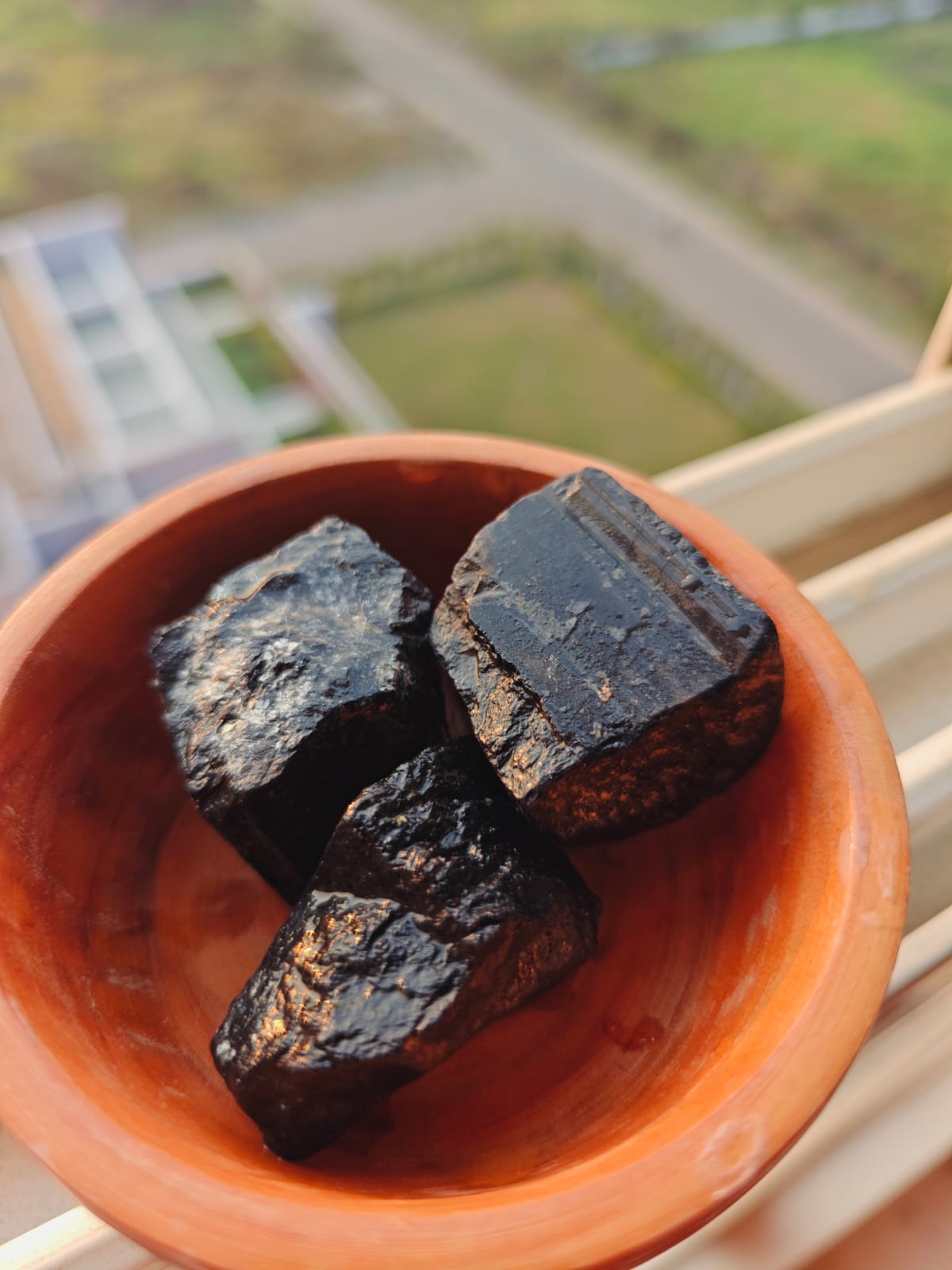 Natural black tourmaline
