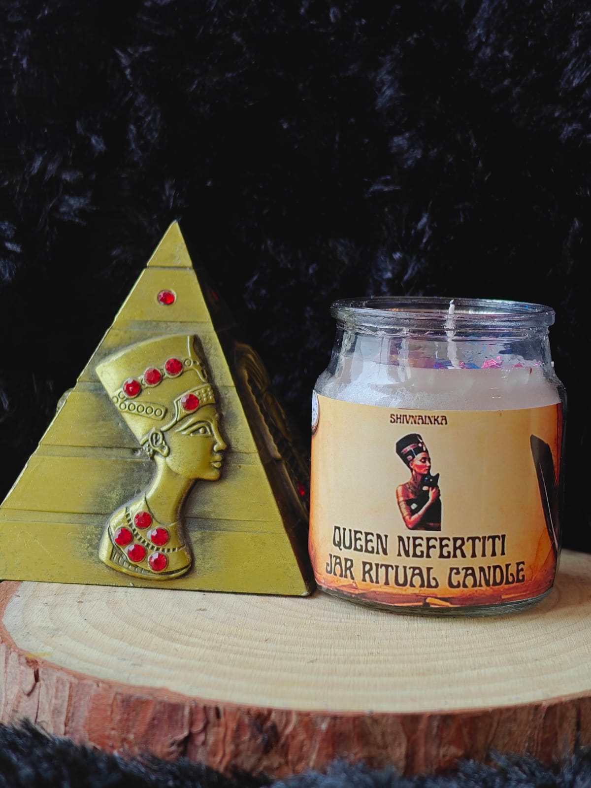 Queen Nefertiti spell candle
