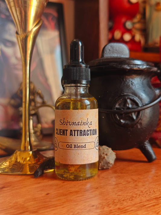 Client Attraction Oil Blend For Hoodoo, Wicca, Conjour, Spellwork | Healing | Meditation | 30 Ml